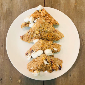 Granola Triangles: Fluffernutter