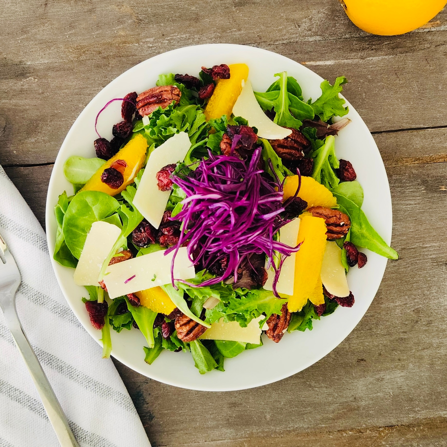 Salad: Mandarin Orange Salad-Salmon