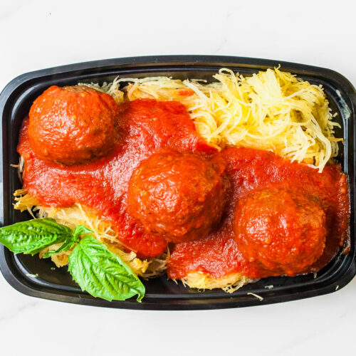 Spaghetti and  turkey meatballs