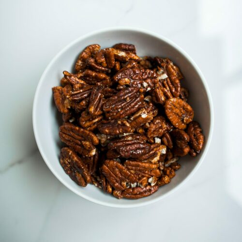 Candied roasted pecan