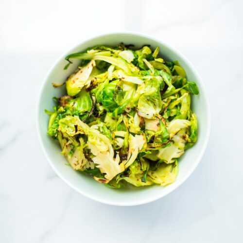 Shredded Brussel sprouts