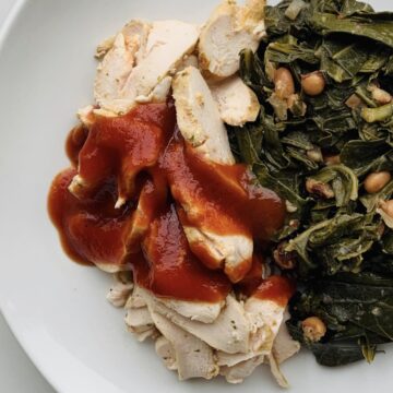 Smoked bbq pulled chicken breast